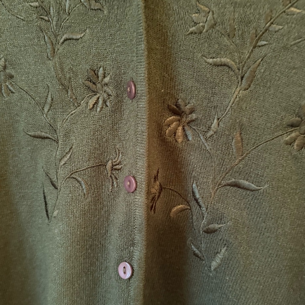 Embroidered Cardigan - Picture 3 of 3